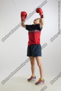 Box Poses Asian woman Aera